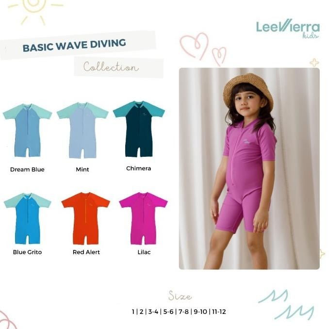 Lee Vierra Kids Wave Diving Basic, Baju Renang Anak