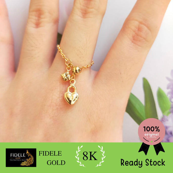 Cincin Hati Serut Emas Asli Murah 37 Toko Emas Surabaya
