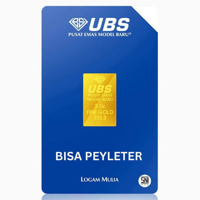 LOGAM MULIA UBS 3 gram terbaru bisa pyleterr