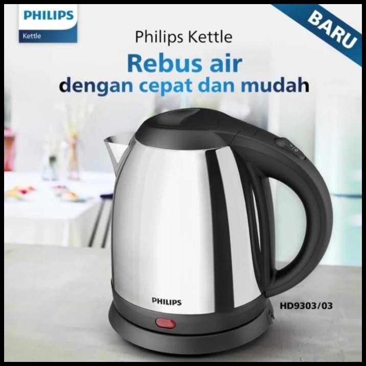 PHILIPS HD9303/03 KETTLE LISTRIK HD9303 TEKO PEMANAS AIR HD 9303