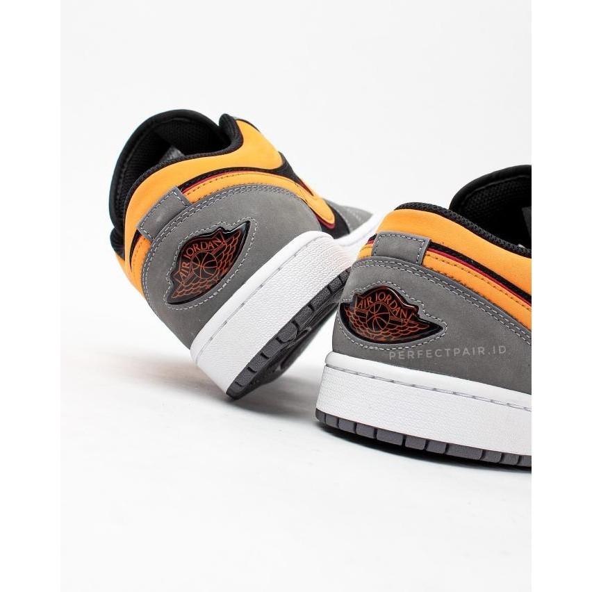 Air Jordan 1 Low Grey Vivid Orange 100% Original Bnib Kanuhariss