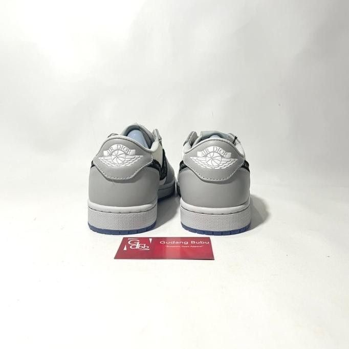 Air Jordan 1 Low Dior Grey White  Kanuhariss