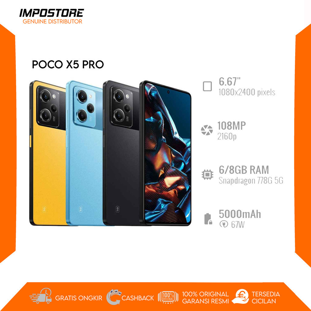 POCO X5 PRO - 8/256 GB - SNAPDRAGON 778G - REPACK