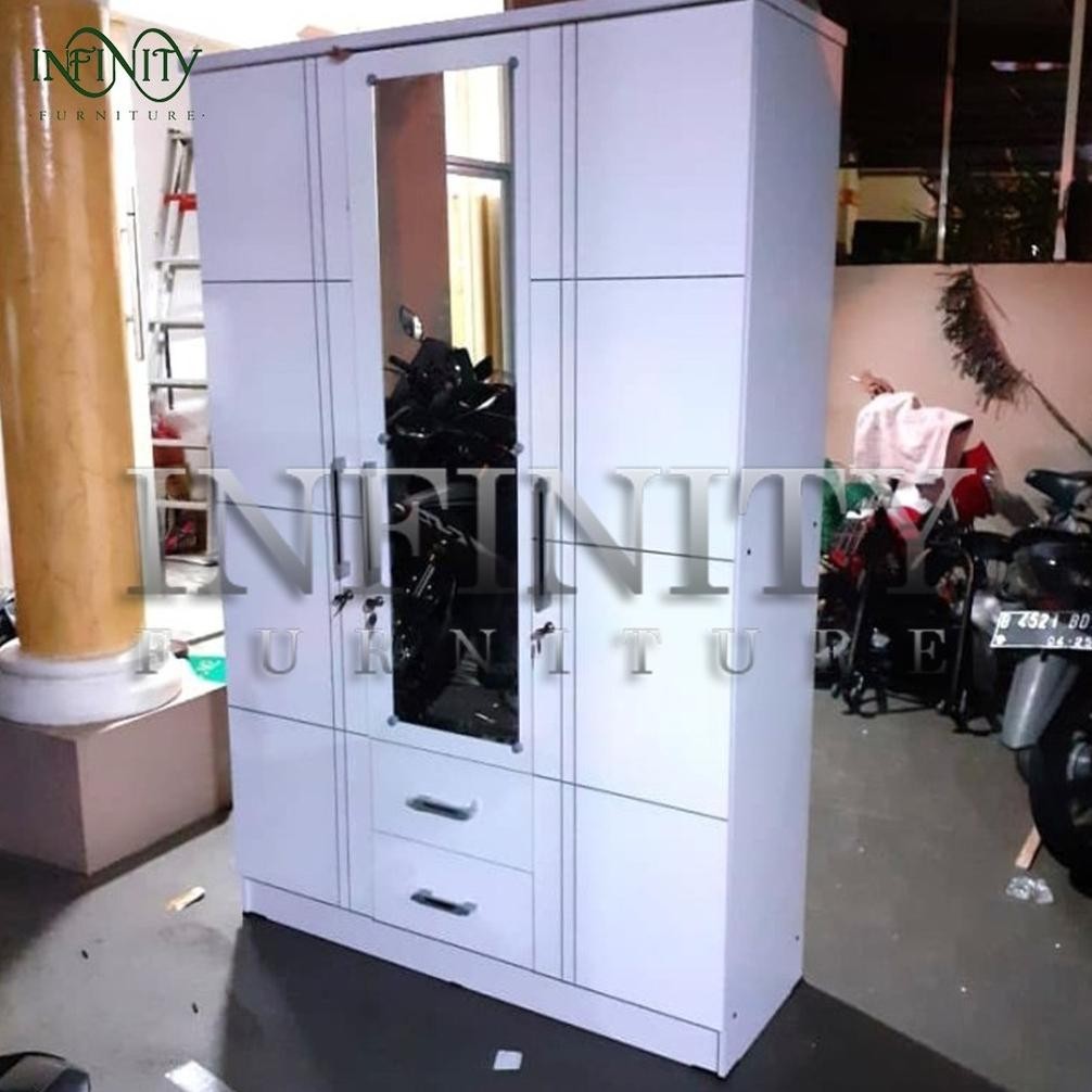 DFG Lemari Pakaian 3 Pintu Cermin LP BW 008 TERLARIS