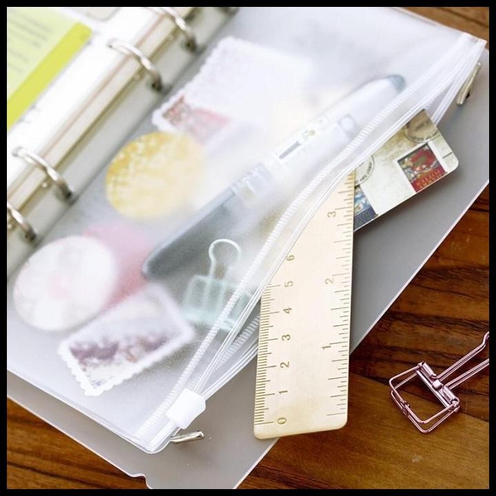 

GRATIS ONGKIR ZIPLOCK ZIPPER BAG BINDER POCKET ORGANIZER A5 A6 6 RING !!!!!!!