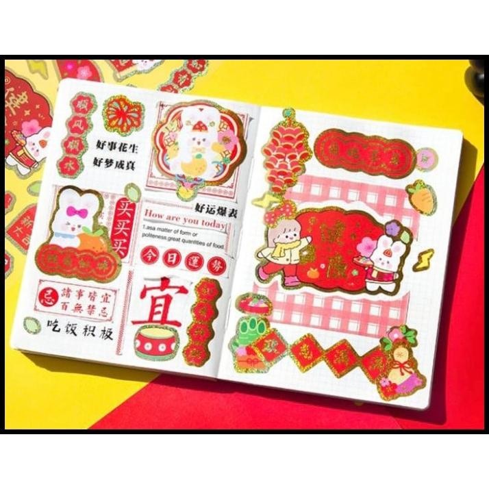 

DISKON STIKER LUCU VERSI IMLEK / CHINESE NEW YEAR / STIKER LUCU !!!