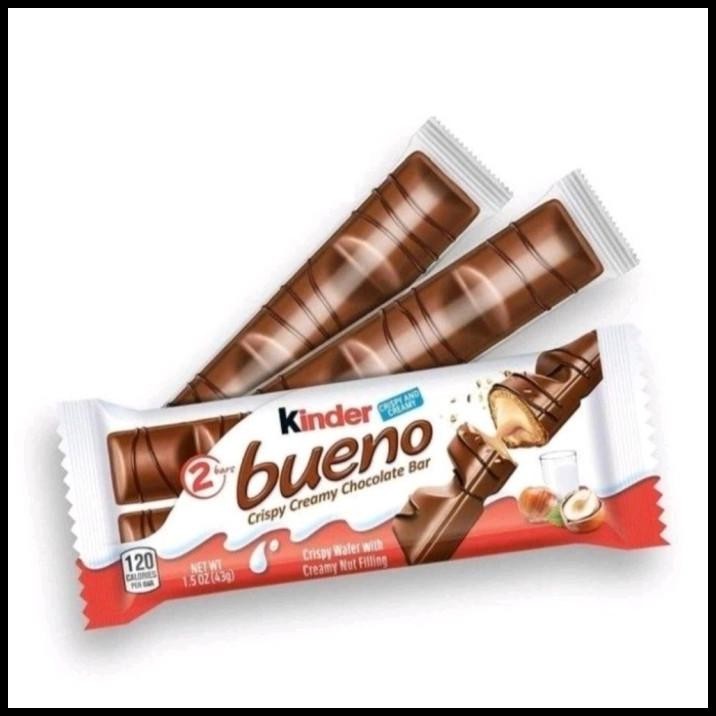 

HOT DEAL COKLAT KINDER BUENO CHOCOLATE KINDERBUENO COKLAT IMPOR COKLAT HALAL