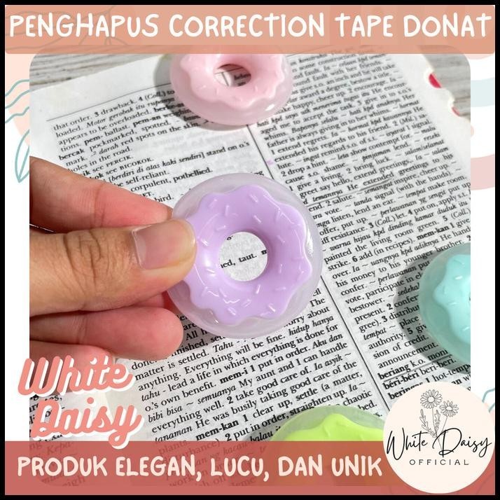 

DISKON PENGHAPUS CORRECION TAPE BENTUK DONAT PREMIUM TOCHAIN LUCU UNIK IMUT !!