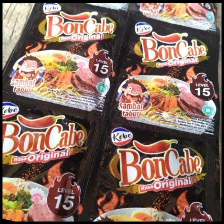 

HOT DEAL BON CABE LEVEL 15 KOBE ORI RENCENG ISI 12 SACHET 6G