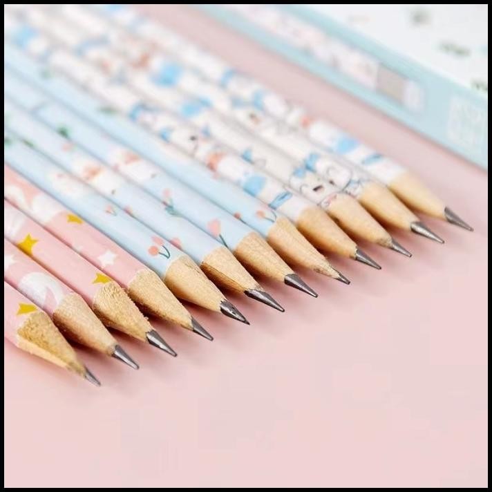 

TERMURAH 10PCS PENSIL MOTIF KARTUN LUCU PENSIL MURAH !!!!!!