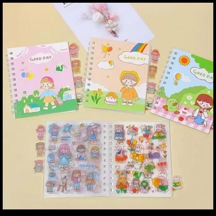 

TERBARU KOREAN ORGNIZER DAILY STICKER BOOK !