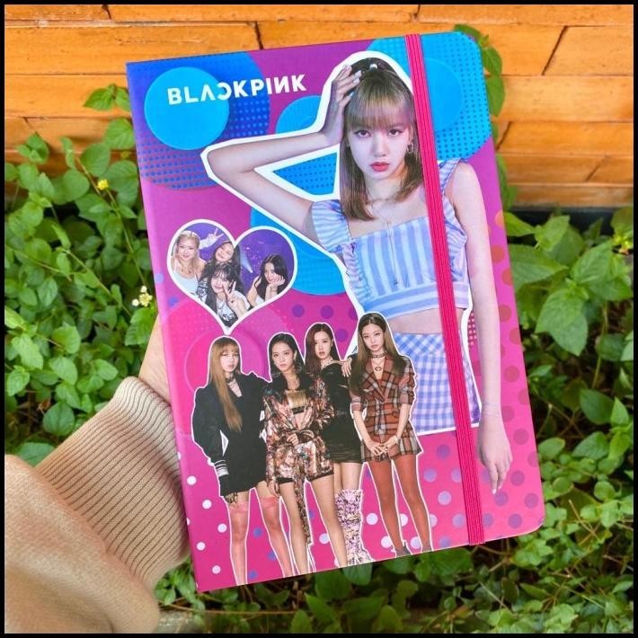 

BEST DEAL NOTEBOOK BLACKPINK BUKU TULIS KPOP IDOL DIARY TALI PINK BLINK 707-02