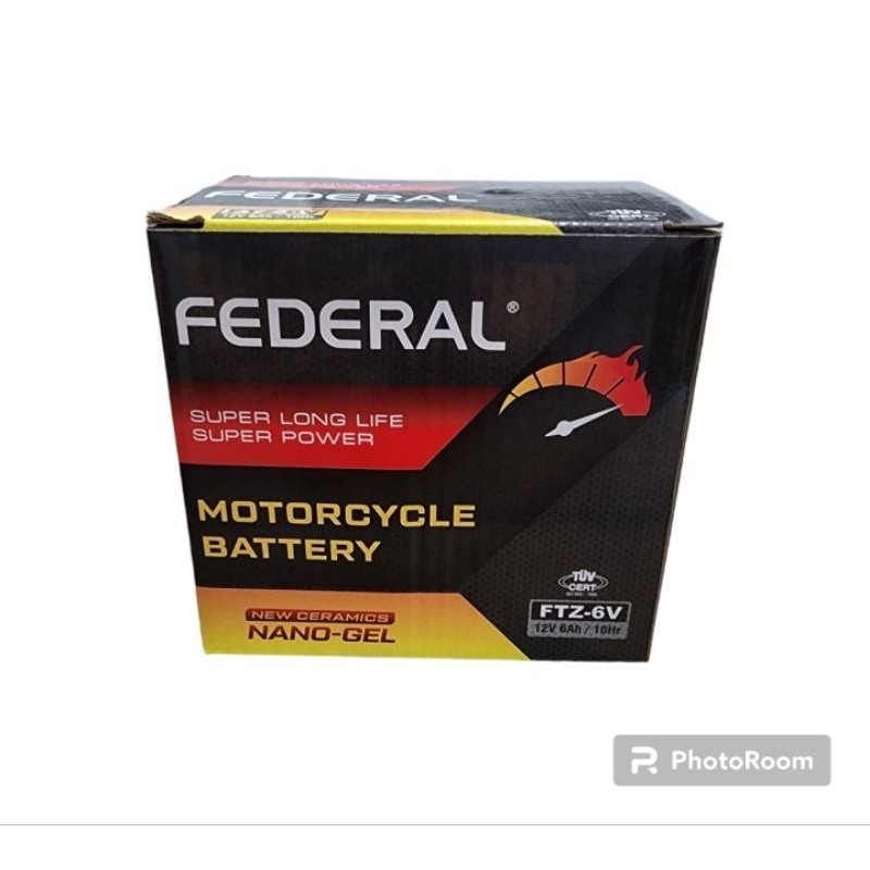[BEST DEAL] Aki Kering Motor / Federal FTZ6V