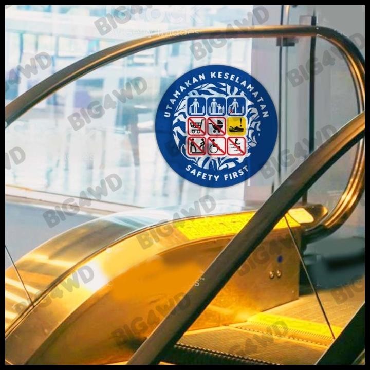 

DISKON STICKER SAFETY STIKER KESELAMATAN ESKALATOR !!!!!