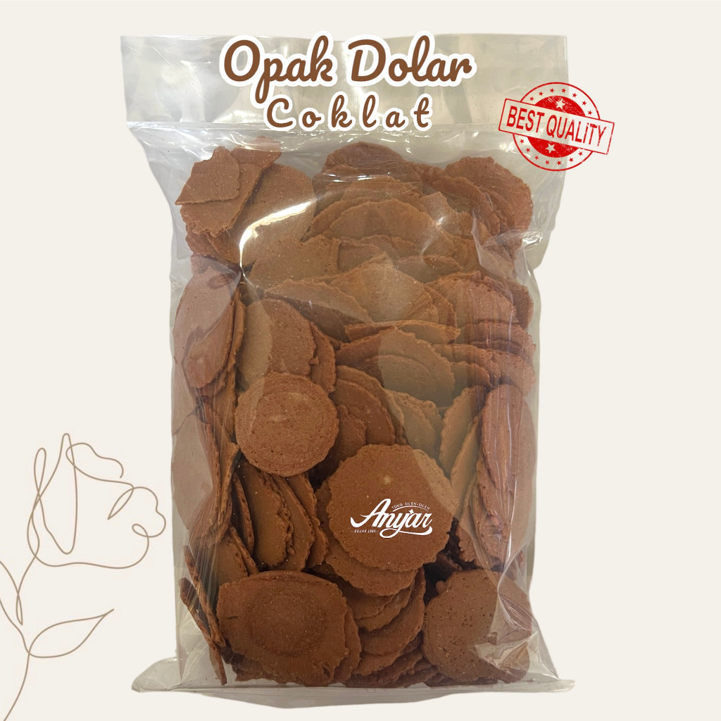 

Opak Dolar Coklat @250gr
