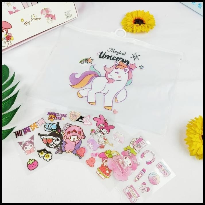 

GRATIS ONGKIR PAKET ALAT TULIS SANRIO 50 RB+(FREE POUCH & STIKER) ISI 5 ITEM !!!!