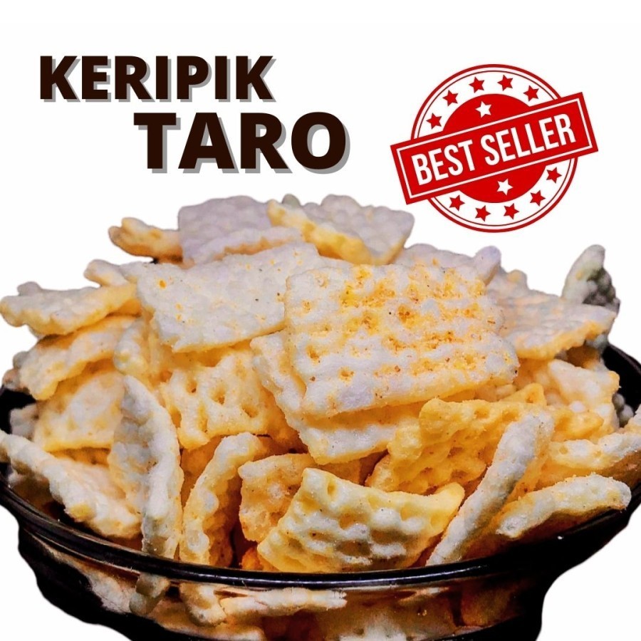 

Keripik Taro BBQ / Kripik Taro Rasa Sapi Panggang Enak Murah @250gr