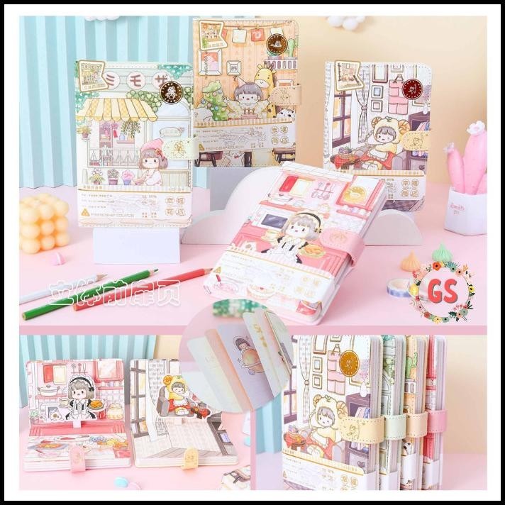 

TERBARU MAGNETIC NOTEBOOK DIARY SWEET COUPON / JURNAL AGENDA BUKU TULIS IMPORT !!