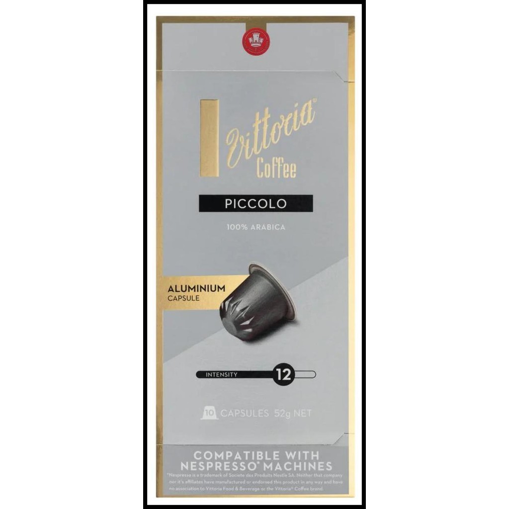 

BEST DEAL NESPRESSO CAPSULE - PICOLLO BY VITTORIA COFFEE AUSTRALIA (10CAPS) !!!!!!!