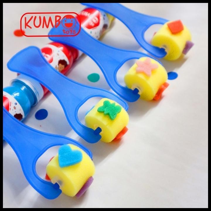 

BEST DEAL ALAT LUKIS ANAK PAINTING BRUSH MODEL ROLLER 4 PCS !!!