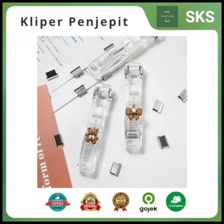 

DISKON KLIPER PENJEPIT KERTAS STAPLER DORONG PAPER KLIP PORTABLE STAINLESS !!!!!