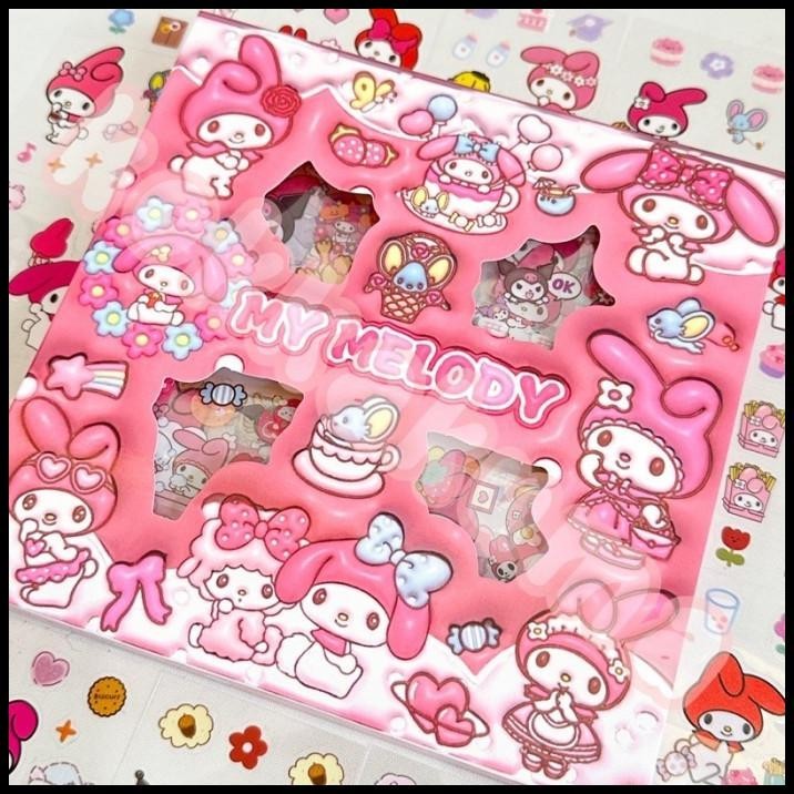 

HOT DEAL STIKER ANAK PEREMPUAN KARAKTER SANRIO MY MELODY PINK BOX ISI 100 PCS !