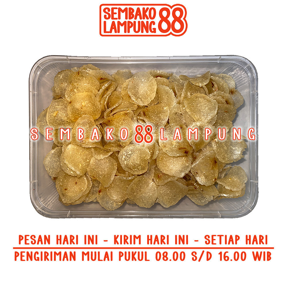 

Kerupuk Mentah Singkong 200 Gr | Sembako Lampung 88