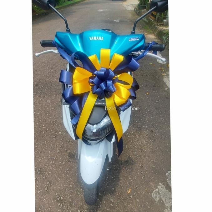 pita hadiah pita besar sepeda pita motor pita mobil aki birukuning