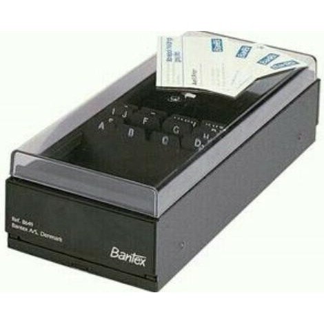 

Bantex Business Card Cases 600 Card Capacity - Ref 8649