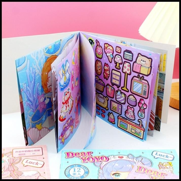 

BEST DEAL BUKU STIKER GANTI MUKA / STIKER DIY EKSPRESI GIRL CHANGE MAKEUP !!!!!