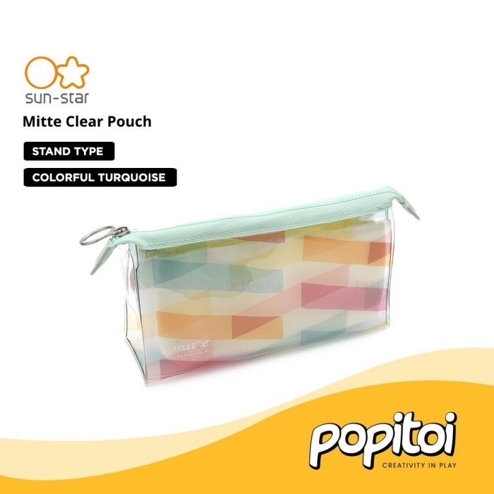 

Andma SUN-STAR Mitte Clear Pouch Pen Case Pencil Kotak Tempat Pensil SunStar