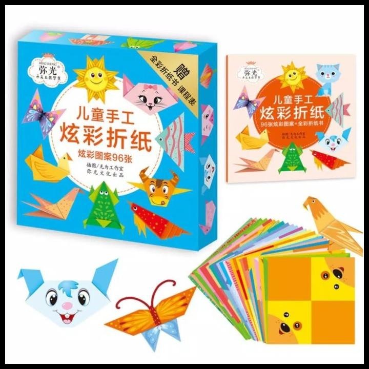 

BEST DEAL MAINAN ORIGAMI ANAK, MAINAN ORIGAMI LIPAT KERTAS DENGAN PETUNJUK !