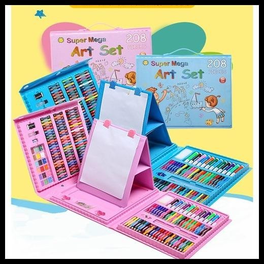 

TERBARU CRAYON ANAK SET ISI 208 PCS PENSIL WARNA ALAT BELAJAR LUKIS GAMBAR !!!!!!!
