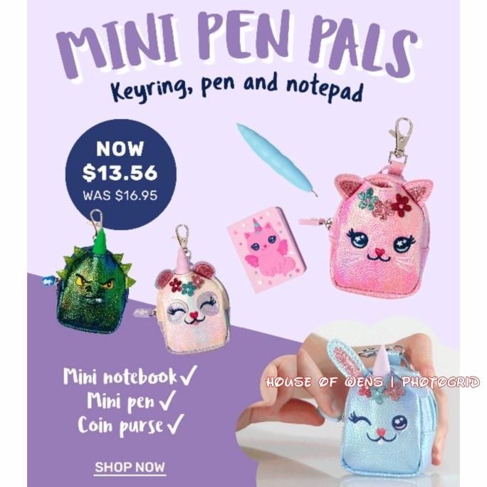 

Best Sales Smiggle Mini Pen Pals Original - Keyring Notebook And Pen Stok Terbatas