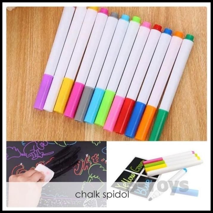 

HOT DEAL CHALK SPIDOL SPIDOL KAPUR CAIR UNTUK BUKU ATAUPUN PAPAN TULIS