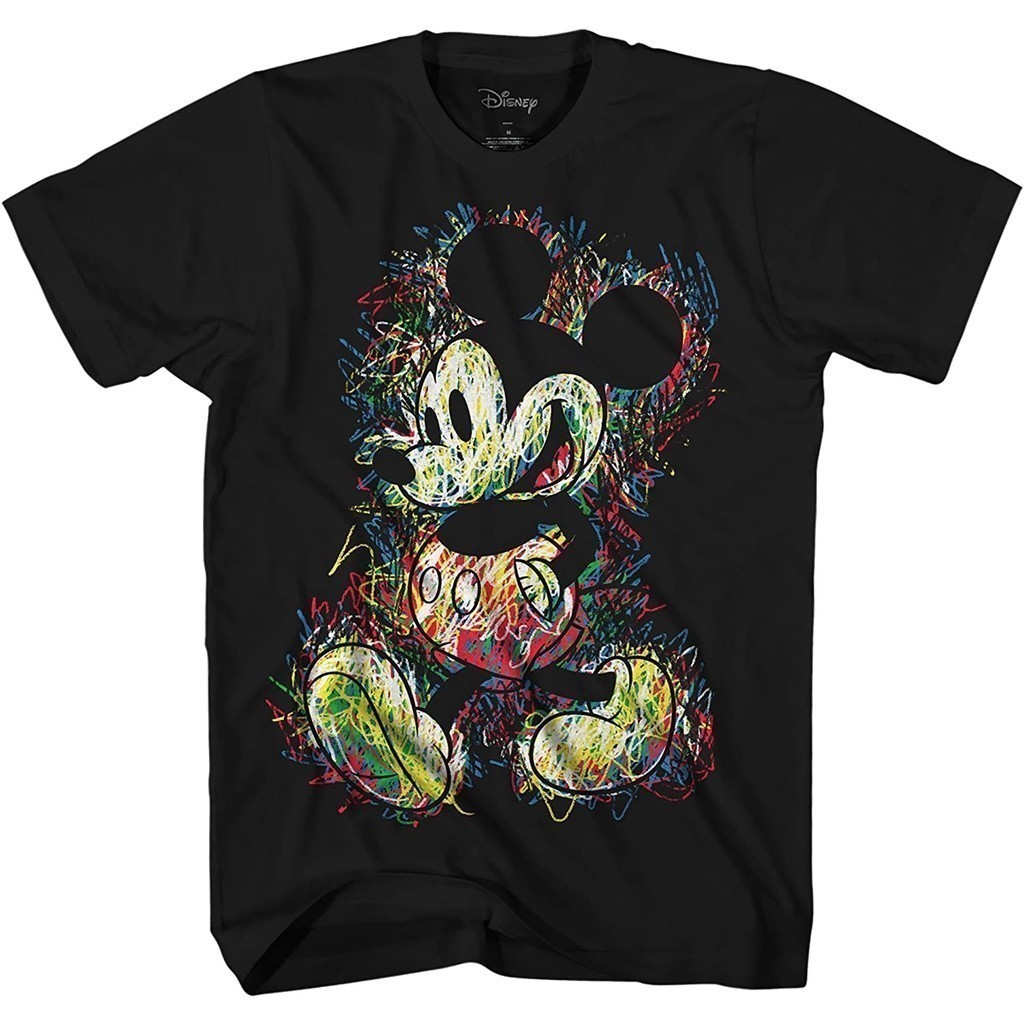 Kaos T Shirt Pria Disney Mickey Mouse 90s Nostalgia