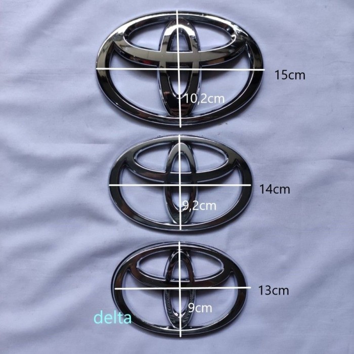 Logo Toyota Black Chrome Belakang Toyota Raize 2021 Emblem Raize Black