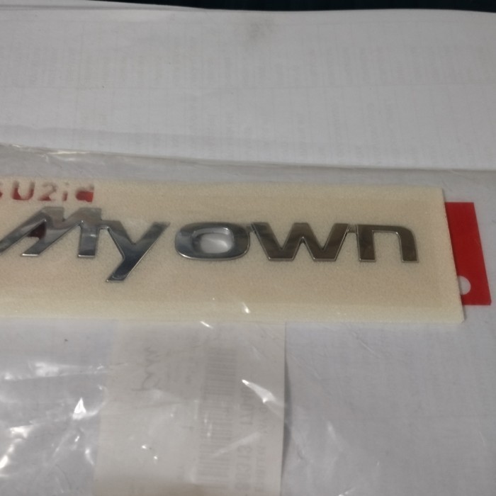 Emblem Tulisan My Own