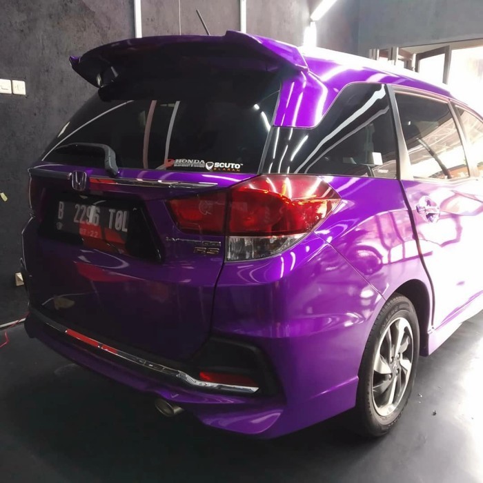 Promo Wrapping Sticker Vinyl Full Body Mobil Purple Candy Maxdecal