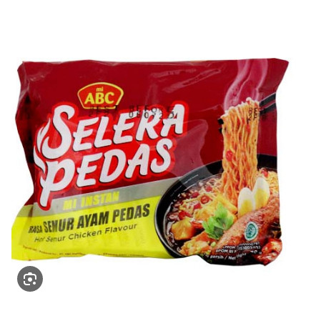 

Mie ABC Selera Pedas Semur Ayam Pedas Original