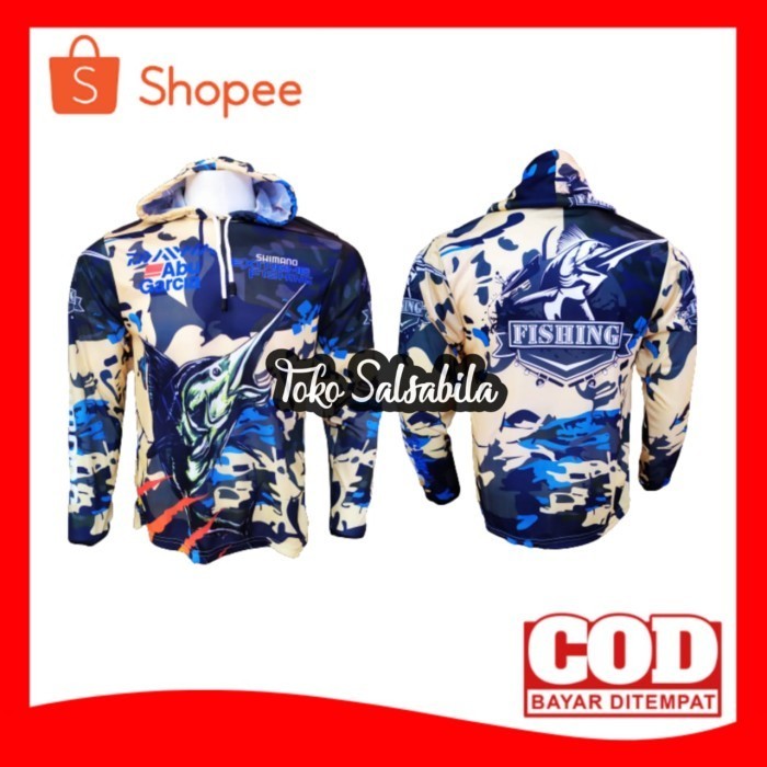 BAJU JERSEY MANCING MANIA LENGAN PANJANG BAJU MANCING NILA TOMAN