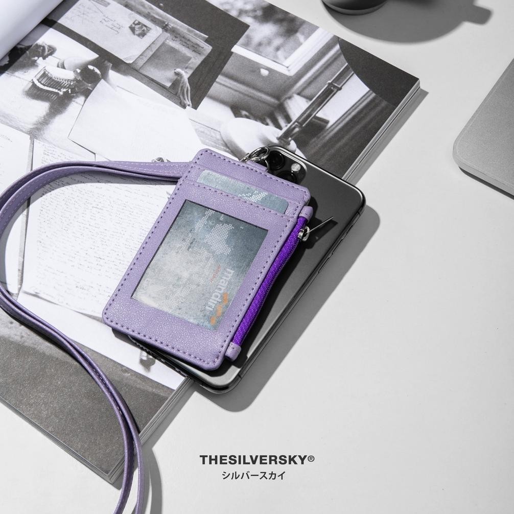 

VD08 Thesilversky Lanyard Name Tag ID Card Kulit Premium Murah