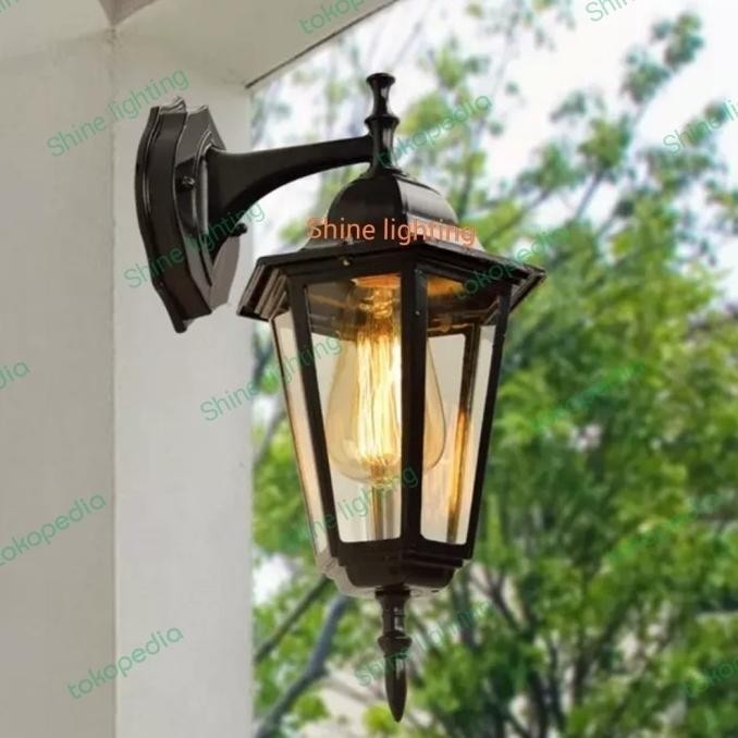 Lampu dinding klasik outdoor waterproof teras tipe LD1009 A/S