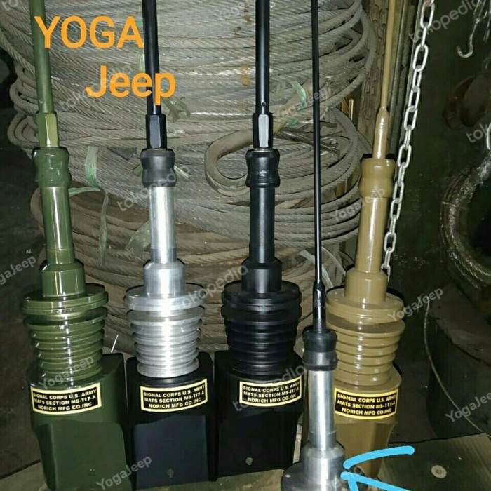 Ready antena mobil jeep willys cj terano taft doublecabin + anten jeep 1stik