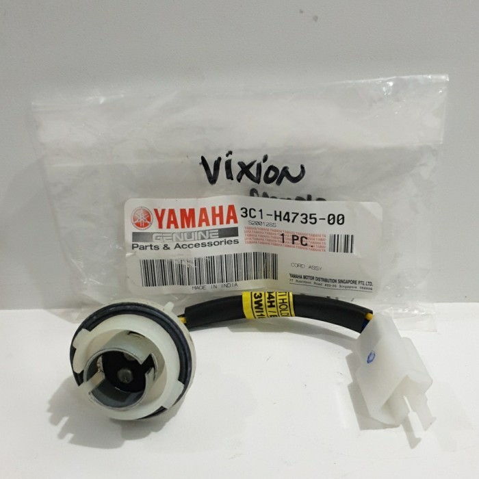 FITTING SOKET LAMPU BELAKANG VIXION OLD ORI ASLI YAMAHA 3C1-H4735-00