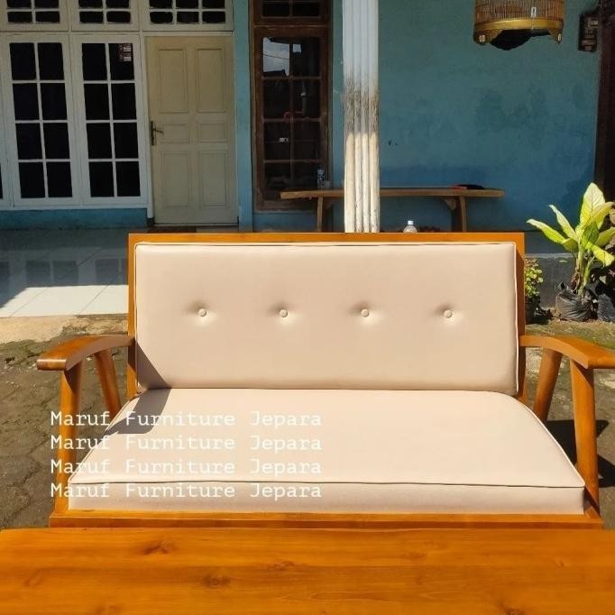 Set Kursi Tamu Minimalis Jengki Busa 211 + Meja (Furniture)