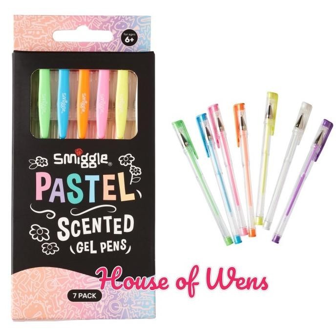

Best Sales Smiggle Pastel Scented Gel Pen - Pulpen Warna Smiggle Limited Edition