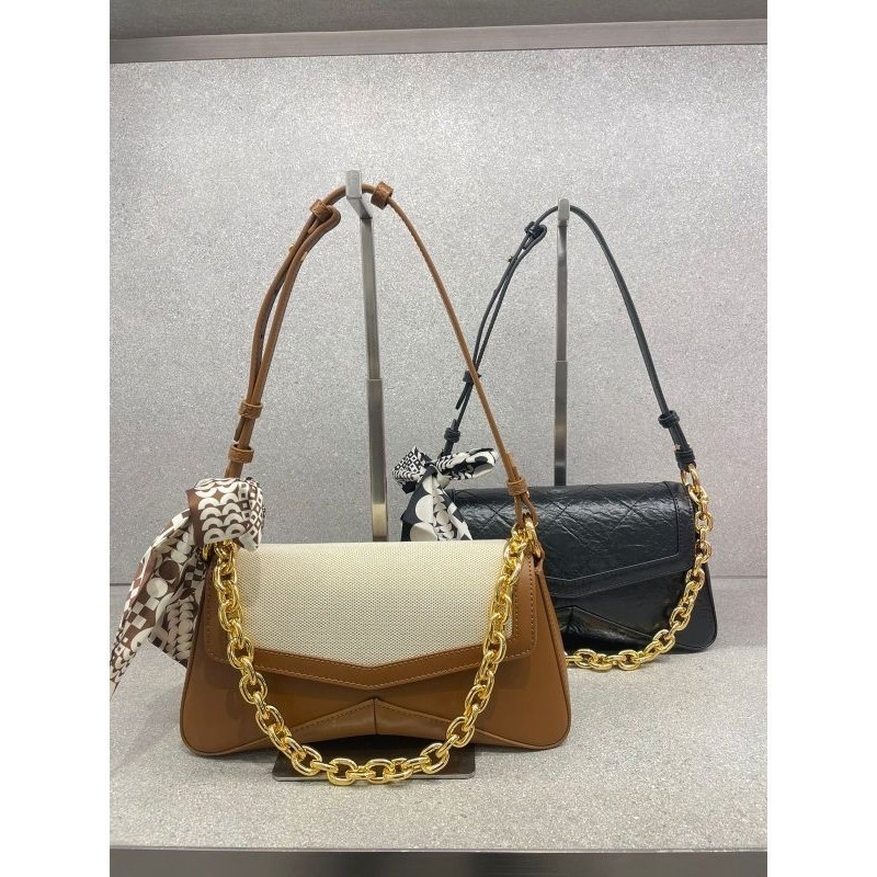 #2-20671480 Arley Scarf - Jast[p] CK ORIGINAL COUNTER CHAIN LINK TRAPEZE BAG TAS STORE AUTHENTIC ASL