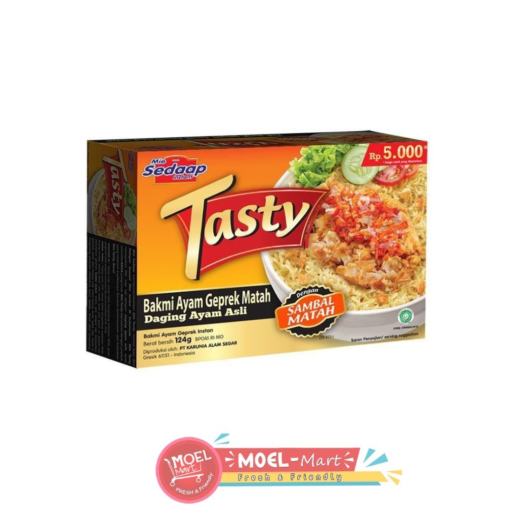 

MIE SEDAAP Bakmi Tasty Ayam Geprek 124gr