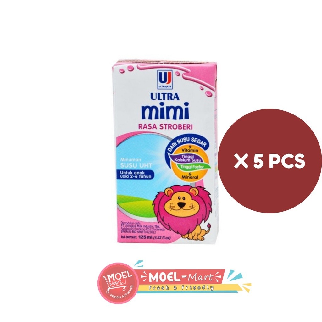 

ULTRA MIMI Strawberry 5pcs x 125ml